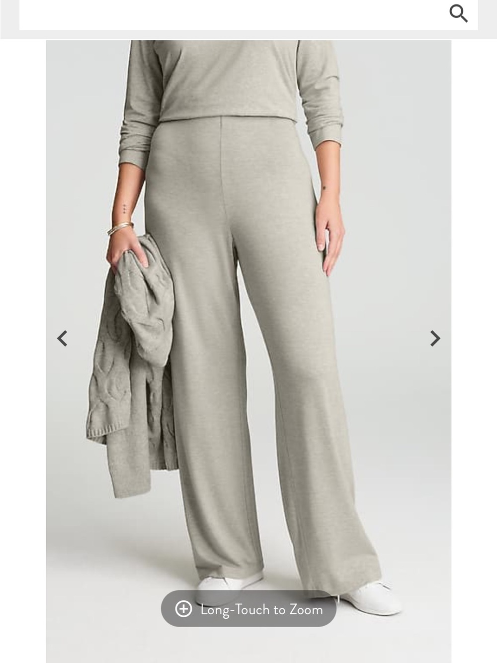 J. Jill Tranquility Fleece Wide Leg Pants